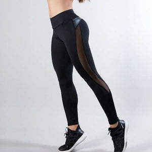 Fit Tracker - Black High Waisted Joggers Legging Pants - Chicilook