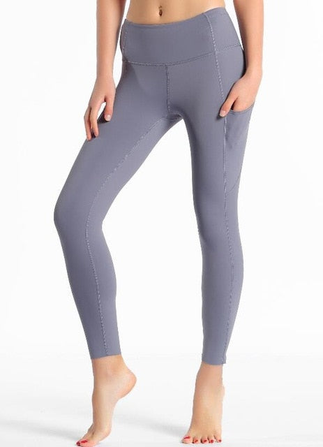 Fit Tracker - High waist Yoga skinny Pant - Chicilook