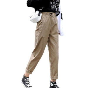 Sweet Casuals - High waist Casual Pant Spring Autumn - Chicilook