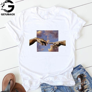 Sweet Casuals - Print T-shirt Casual Short Sleeve Cotton - Chicilook