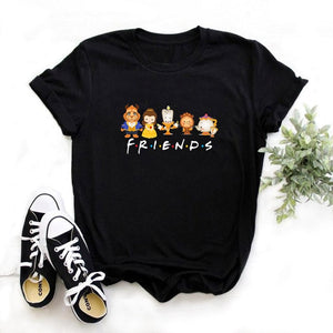 Sweet Casuals - Print T-shirt Casual Short Sleeve Cotton - Chicilook