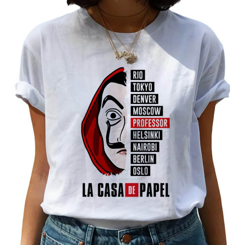 Sweet Casuals - New Money Heist Hip Hop T-shirts - Chicilook